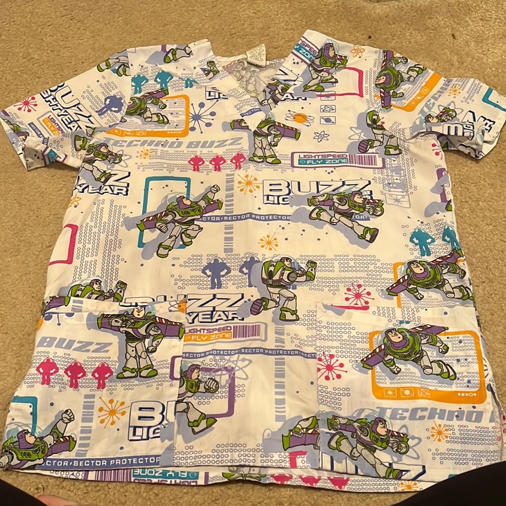 Buzz light year scrub top